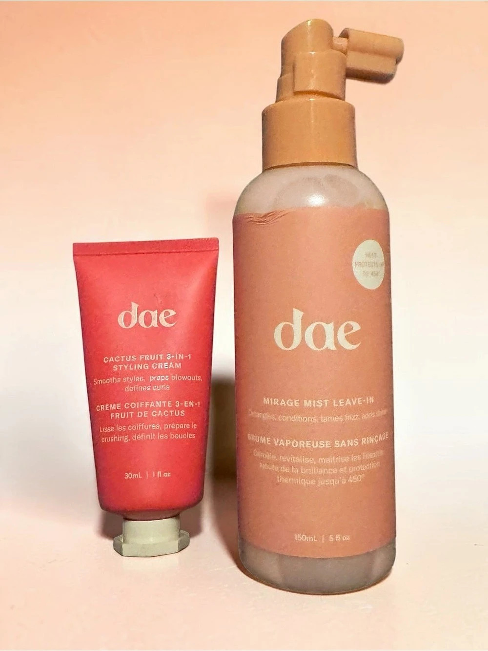 dae Cactus Fruit 3-in-1 Styling Cream and Mirage Mist Leave-In Conditioner